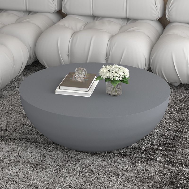 Modern Round Coffee Table Wooden Cocktail Table for Living Room