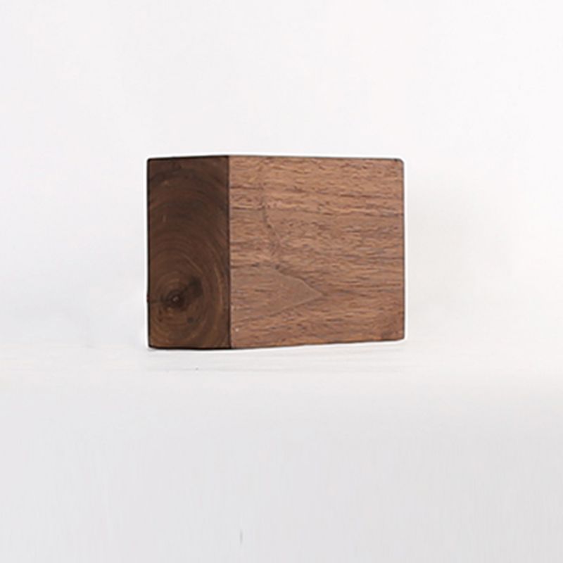 Moderno de estilo minimalista de estilo rectangular de lámpara de madera de lámpara de madera