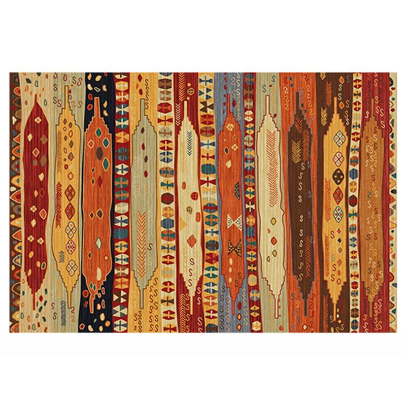 Rode toon Shabby Chic Rug Polyester Carpet Tribal Patroon binnen Tapijt HUG Easy Care voor huizendecoratie