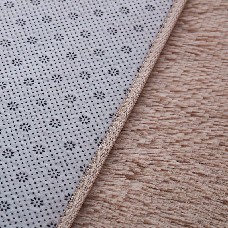 Multi-Farben-Heim-Teppich Nordic Platten Teppich Flauschiger maschinenwaschbarer Fleckenresistent Anti-Rutsch-Rückenteppich mit geflochten