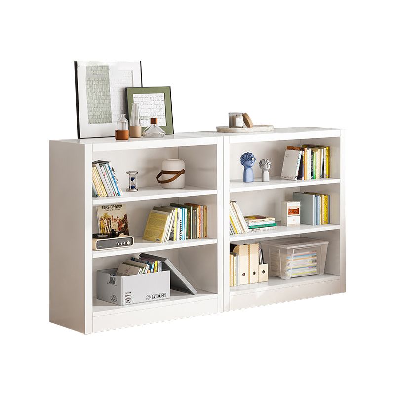 Scandinavian Shelf Manufactured Wood Standard Kids Bookcase in Natural/White
