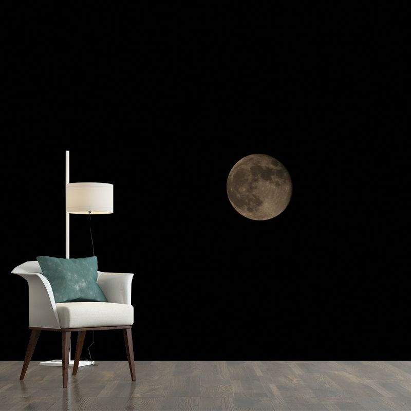 Modern Outer Space Mural Stain Resistant Wall Art for Living Room Sitting Room