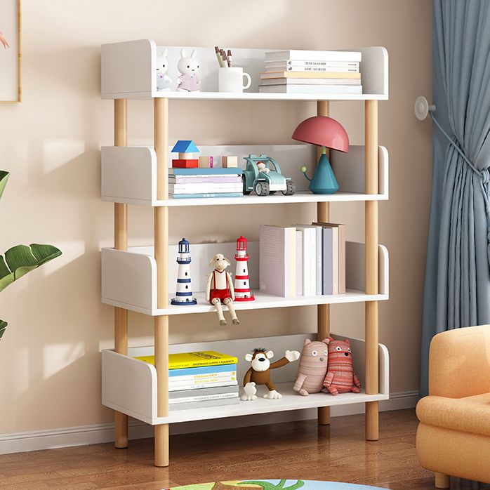 Modern Style Bookshelf Engineer Wood Open Back Bookcase for Home