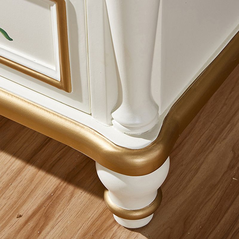 Horizontal Storage Chest Dresser Traditional Dresser with Drawers