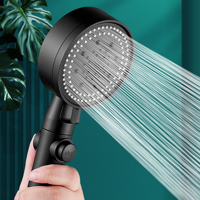 Modern Plastic Shower Head Adjustable Spray Pattern Handheld Shower Head