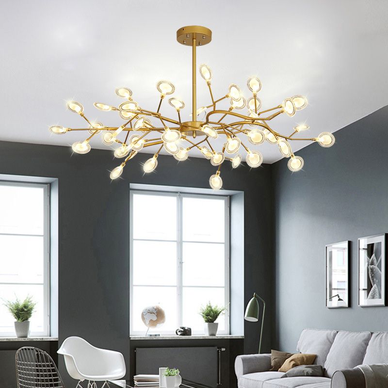 Spray Chandelier Light Fixtures Nordic Style Acrylic Pendant Light