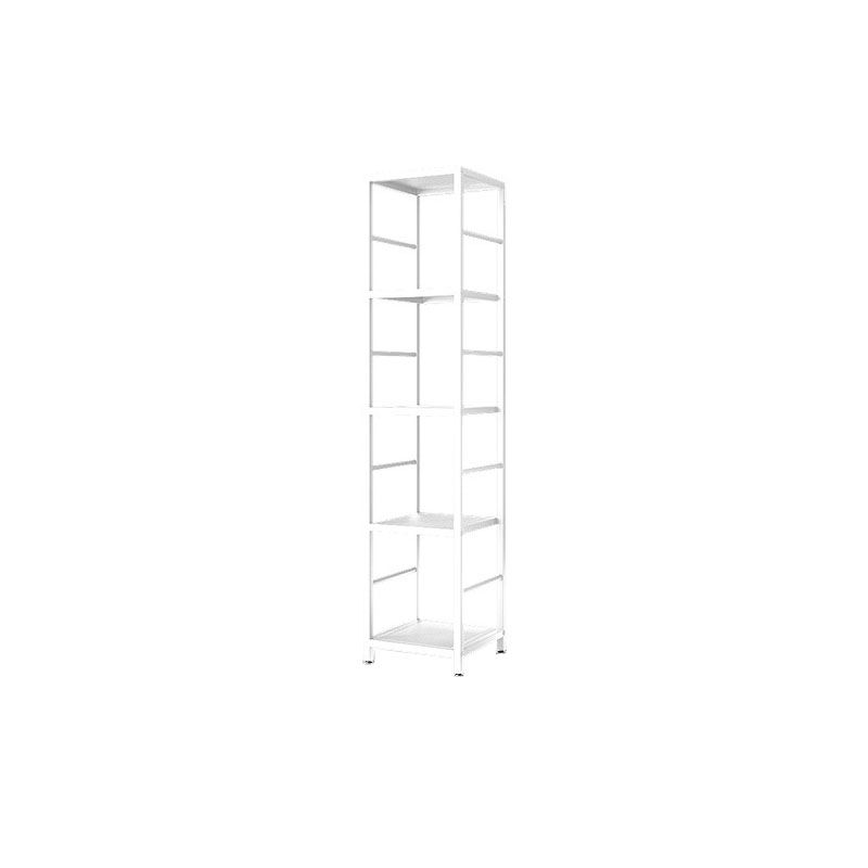 Contemporary Metal Book Shelf Open Home Shelf Bookcase with Shelves