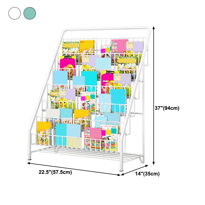 Contemporary Style Bookcase Closed Back Bookshelf for Home Office and Study Room