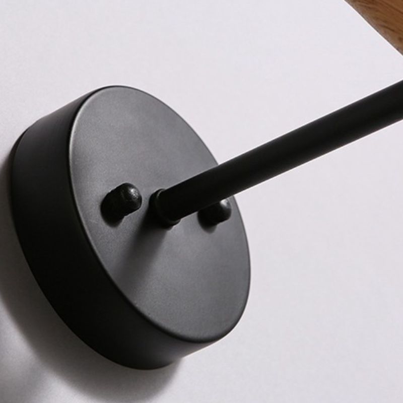 Cone Shape Wood Vanity Sconce Light Modern Style 1-Light Vanity Mirror Lights