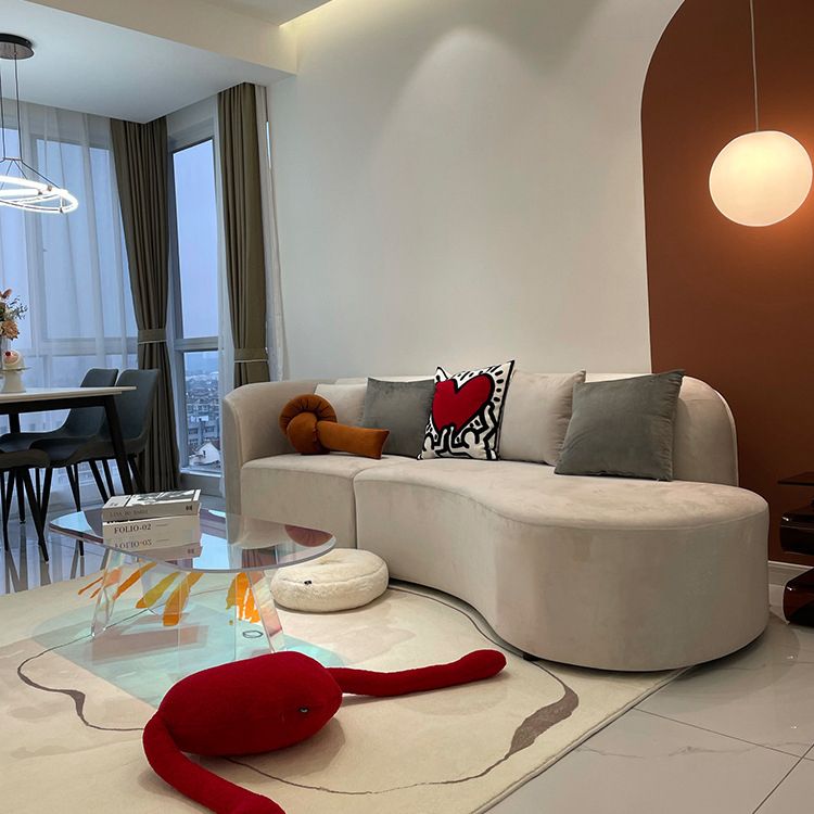 Modern Round/Elliptical Coffee Table Colored Plastic Cocktail Table