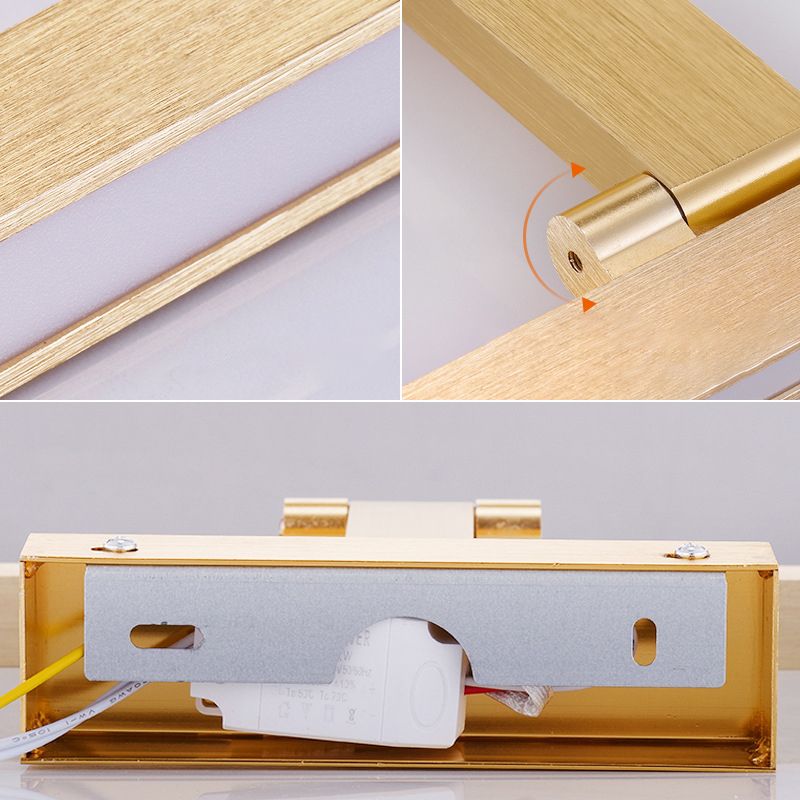 Nordic Minimalist Style Linear Vanity Lighting Fixtures Acrylic Vanity Sconce