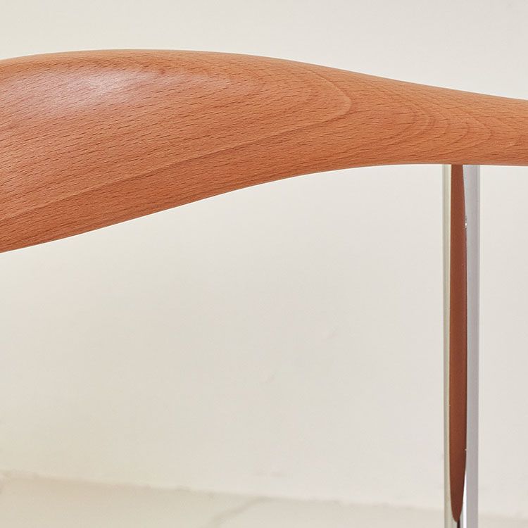 Silla sin brazos de comedor de metal moderno, silla lateral de comedor de cuero sintético para uso en restaurantes