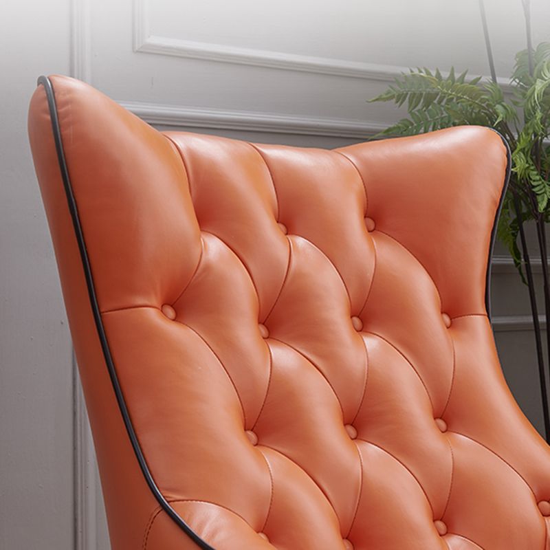 Tufted Cushions Side Chair Arms Included Lounge Chair for Living Room