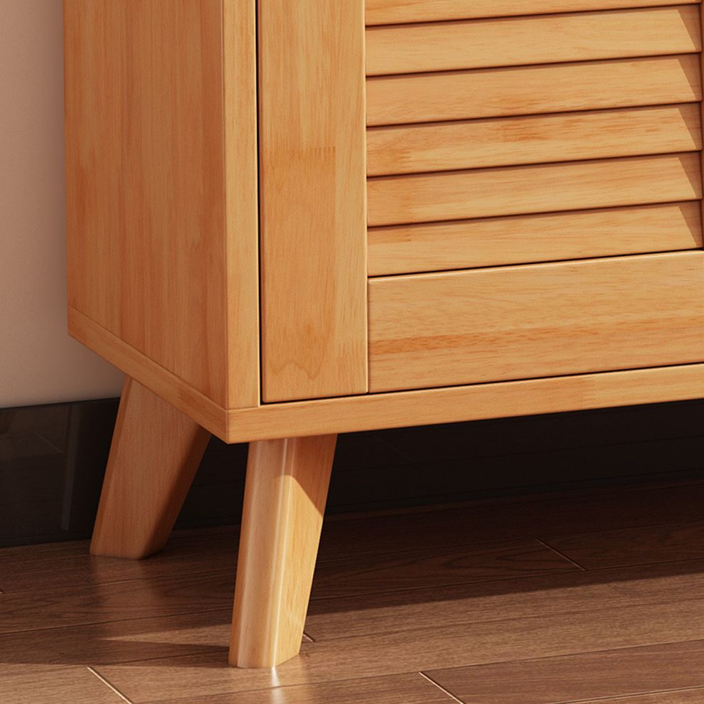 Modern & Contemporary Accent Cabinet Solid Wood Cabinet with Shelves