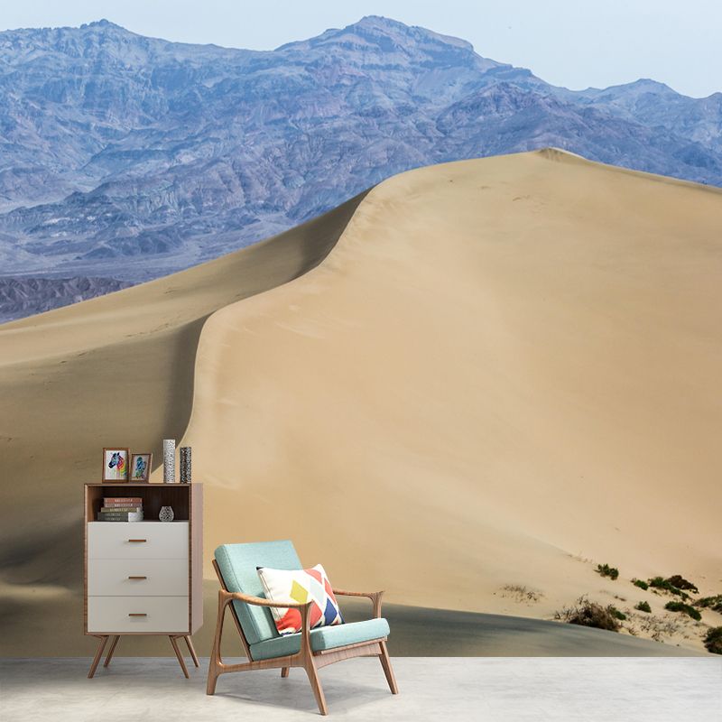 Customized Barren Desert Mural Photography Environment Friendly for Sleeping Room