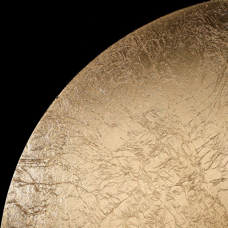 Postmodern Style Metal Wall Light Simple Geometry Circle Rotatable Wall Lamp for Bedroom