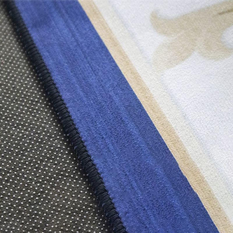 Multicolor Modern Rug Polyester European Printing Indoor Rug Easy Care Carpet for Living Room