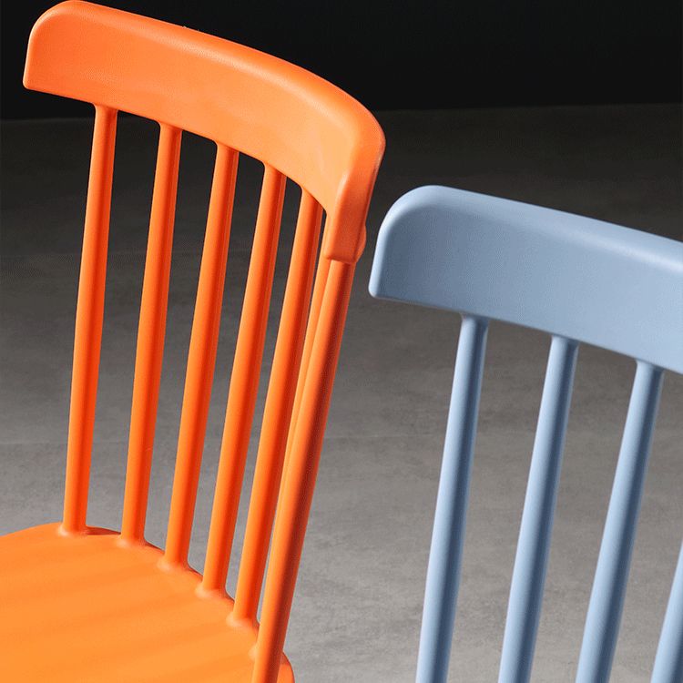 Silla con respaldo de listones de estilo moderno, sillas sin brazos con patas de madera para cocina