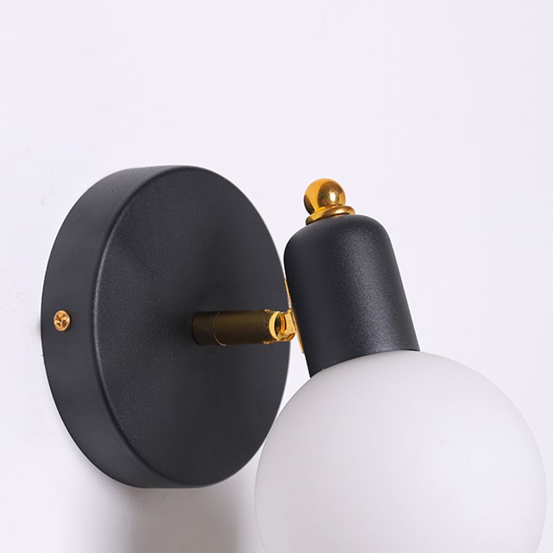 Glas moderne leeswandwandeling wereldwijd 1 licht wandgemonteerd licht voor slaapkamer