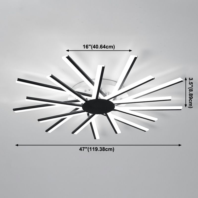 Moderne Flush Mount Plafond Licht Lineaire Flush Mount Verlichting Flush Mount Light Fixtures