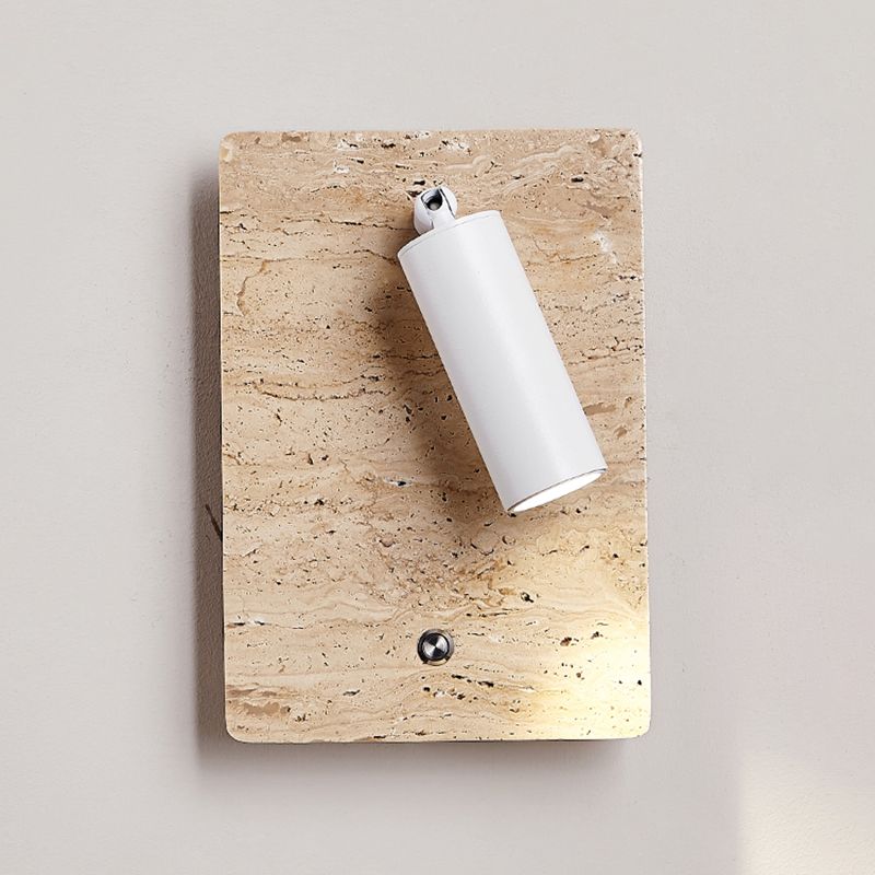 Modern Simple Stone Wall Light Geometry Shape Rotatable Wall Lamp for Living Room