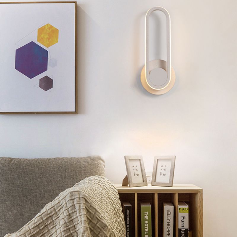 Rotatable Simplicity Wandleuchte LED -Leuchten mit Silikonschatten für Schlafzimmer