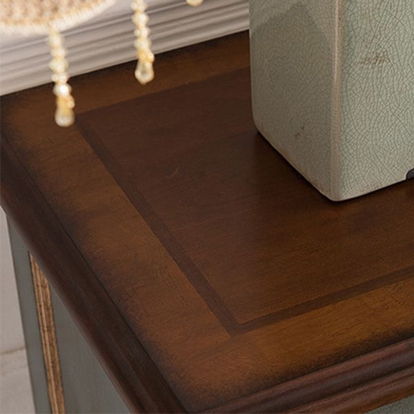 Industrial Solid Wood Storage Cabinet with Doors Chest with Shelves