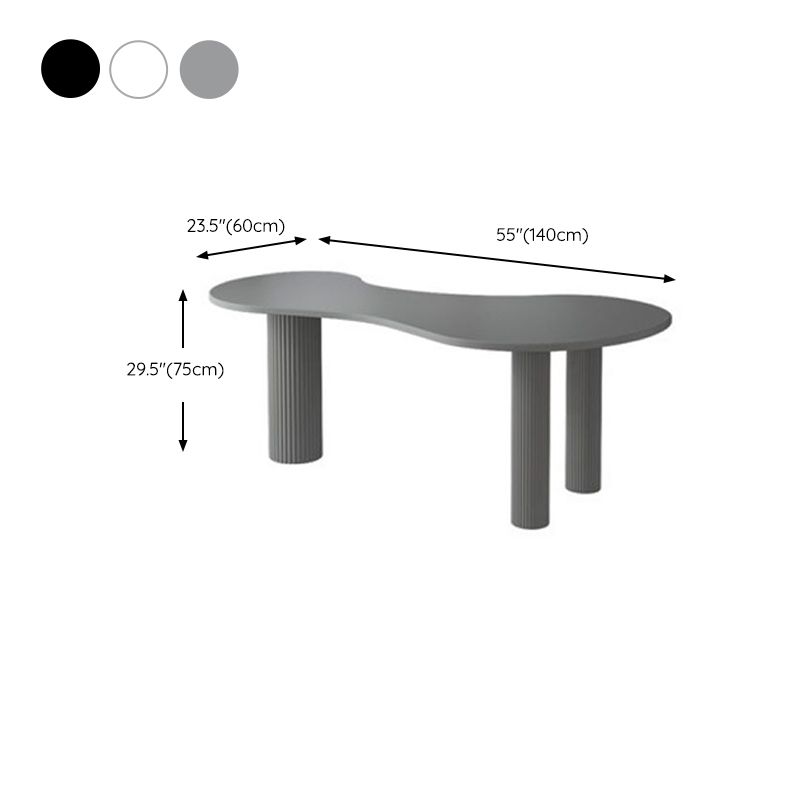 Contemporary Writing Desk Home Pine Wood Office Desk with Legs