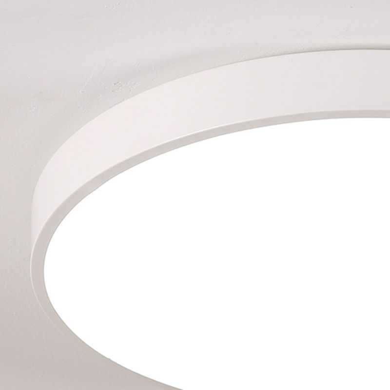 Style moderne minimaliste rond encastré lampe acrylique 1 lampe encastrée