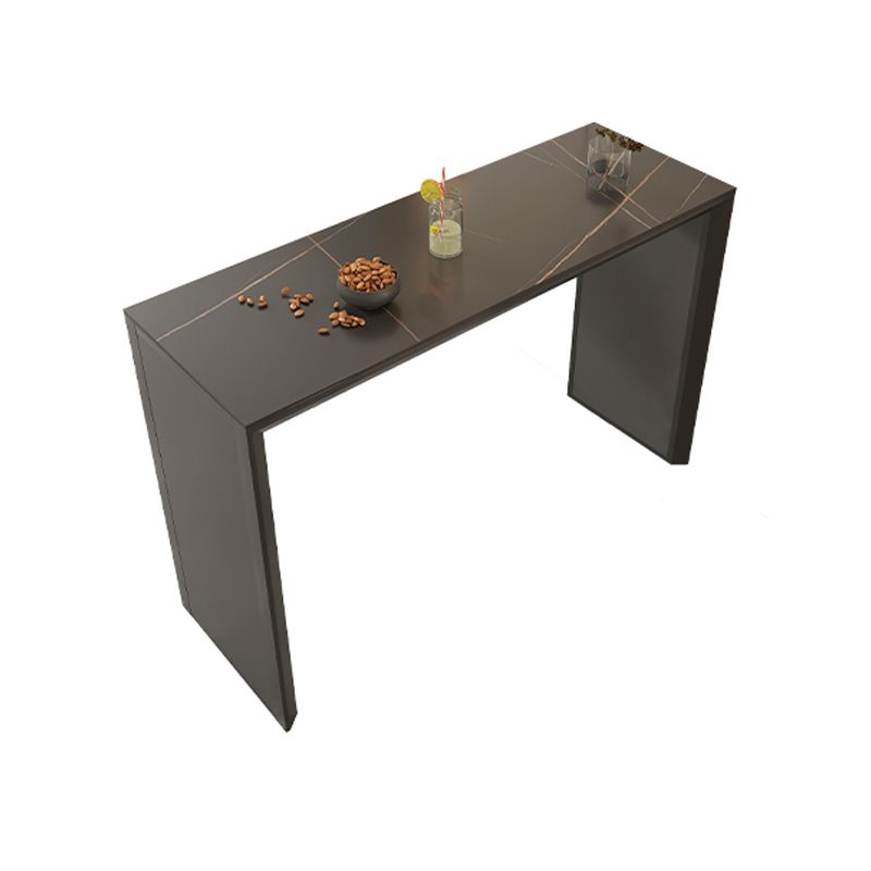 1/3 Pieces Bar Stool and Table Set Contemporary Rectangular for Living Room