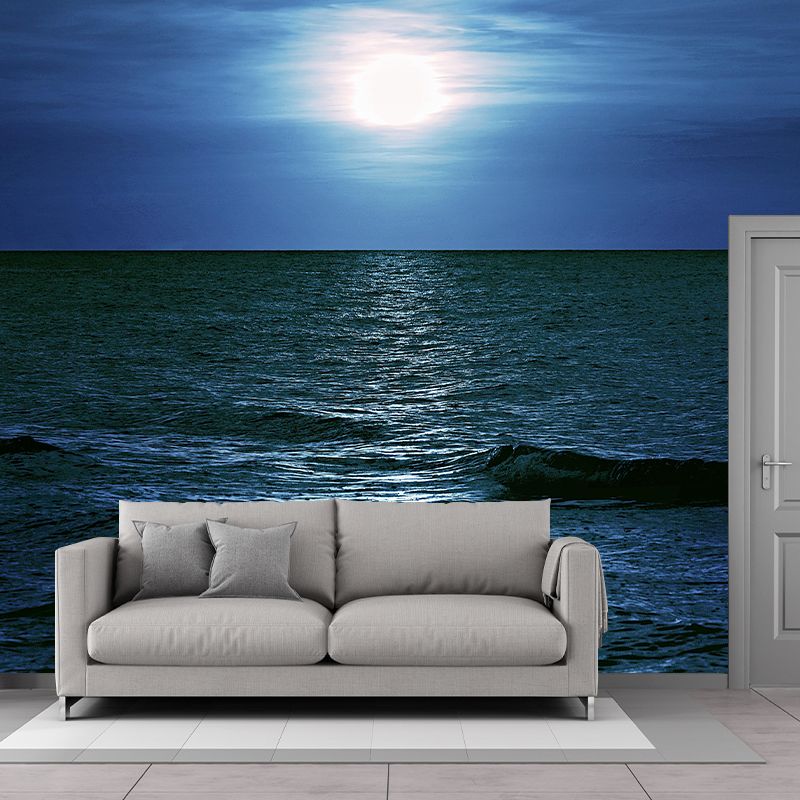 Customized Beautiful Sea Mural Eco-friendly for Living Room Decoration