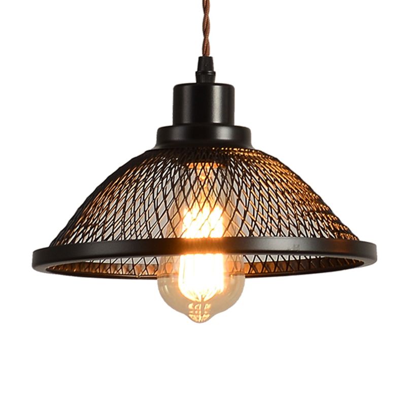 Bowl Island Lighting Fixtures Industrial Metal Pendant Lighting for Restaurant