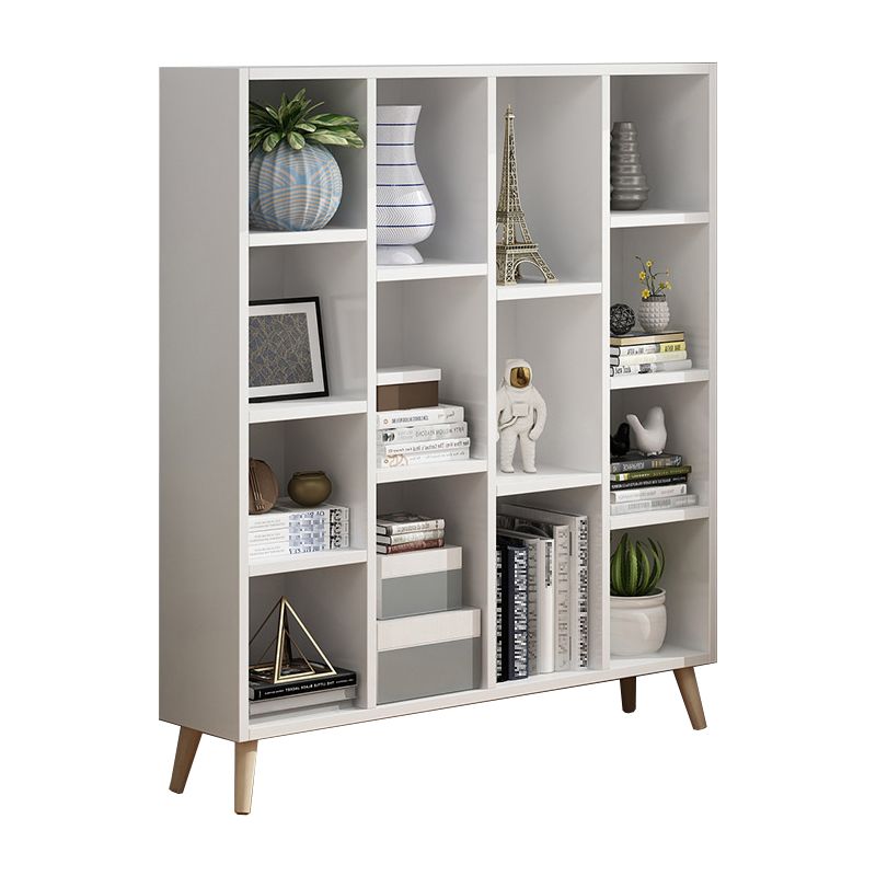 Scandinavian 9-inch Wide Cube Bookshelf Wood Home Floor Type Bookcase