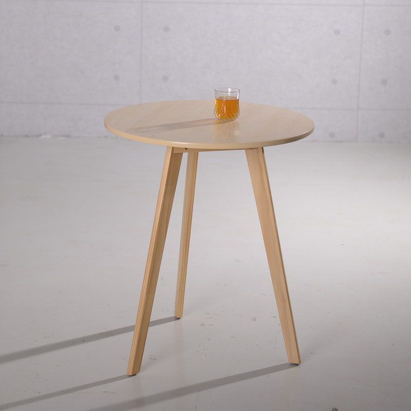 23.62 Inch Wide Scandinavian Sofa Side Accent Table 3 Legs Round Side End Table