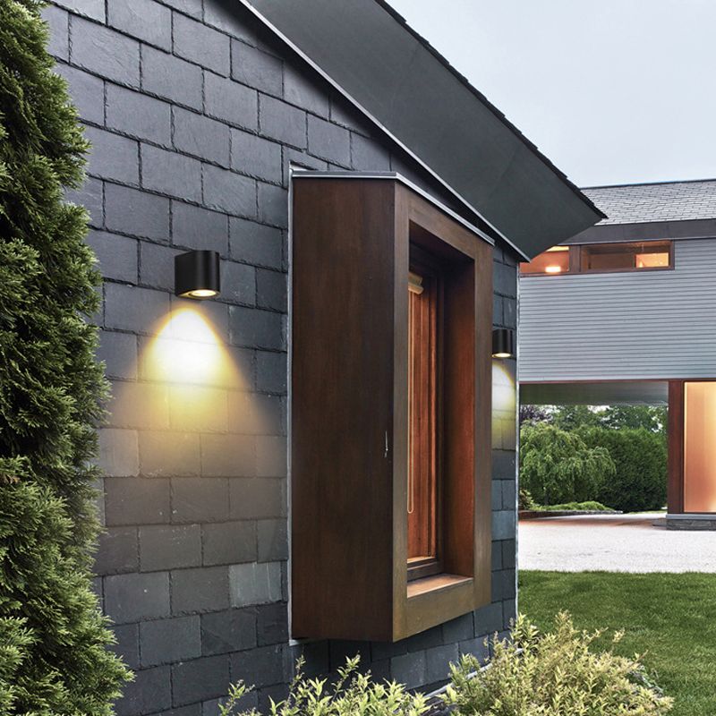 Moderne Aluminium -Wandleuchte geometrische 1 Lichtwandwaschung für Schlafzimmer