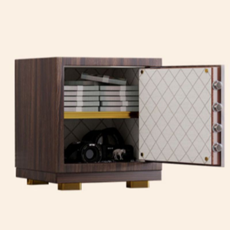 Modern Style File Cabinet Wooden Frame Storage Lock Filing Cabinet