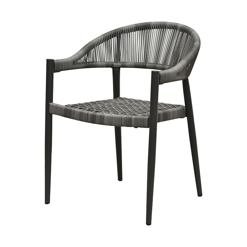 Boho Wicker Dining Set 1/3/5/7 Pcs Light Gray Dining Table Set