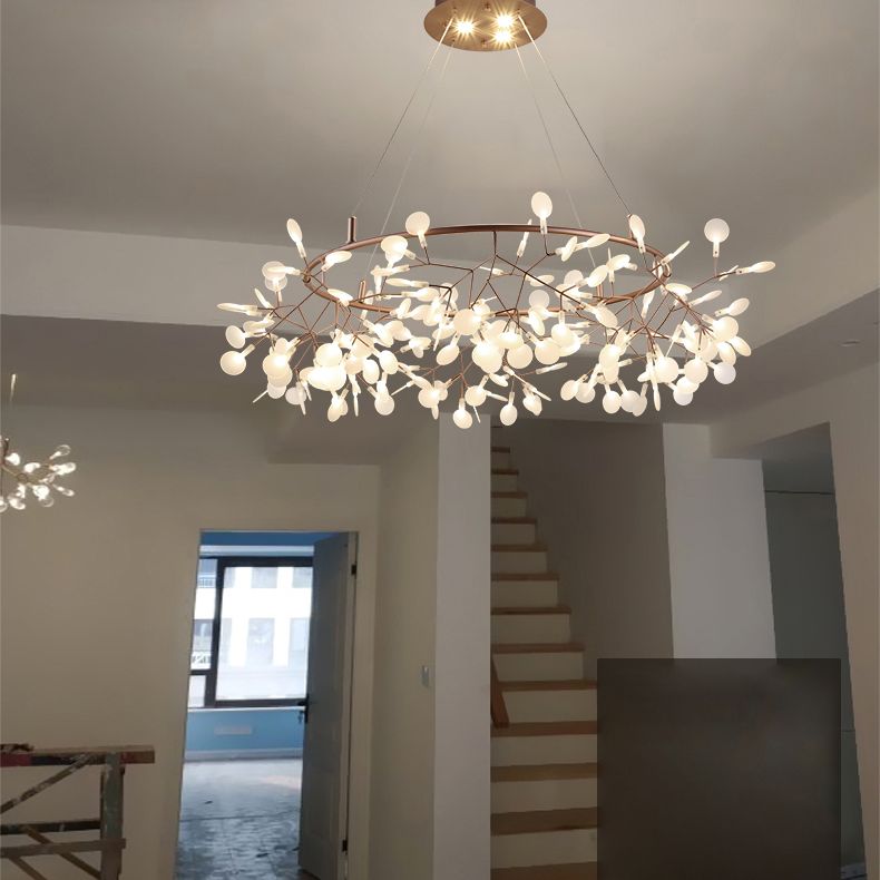 Moderni apparecchi per illuminazione a lampadario spray kit a sospensione acrilica