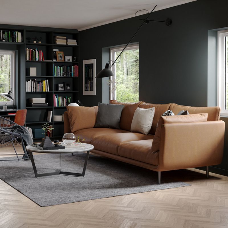 Sofá de brazo de esmoquio de 3/4 de asiento de modernismo para sala de estar para sala de estar