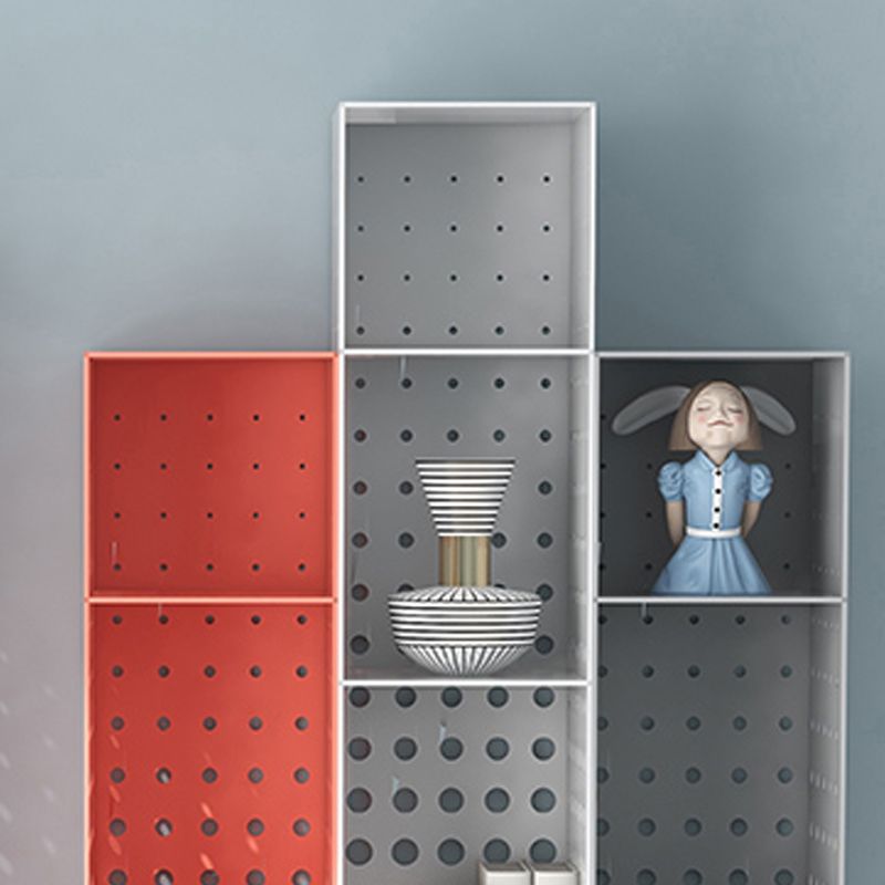 Iron Wall Mounted Bookshelf Industrial Closed Back Bookshelf