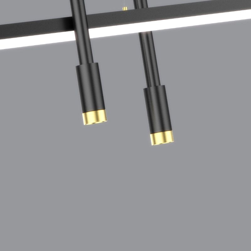 Lumo lampadario dell'isola ombreggiata Luce a LED SEMPLICITÀ LED BLACO APPLICO APPLICARE PER LA CUSCINA