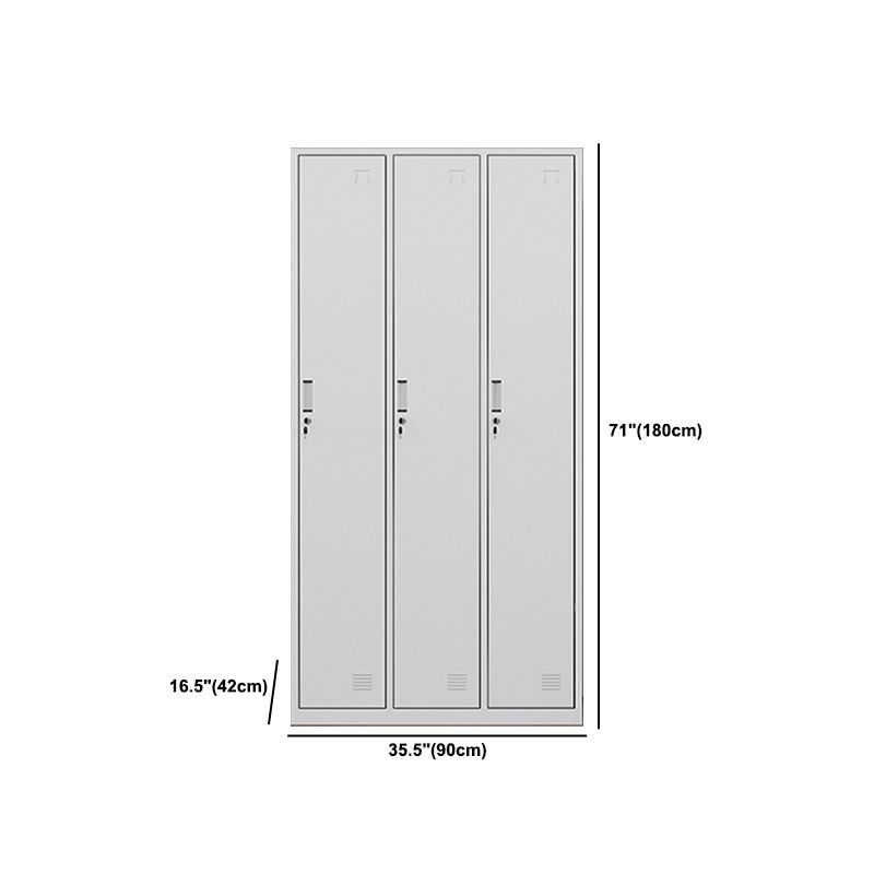 Contemporary Hinged Wardrobe Cabinet Steel Wardrobe Closet for Home