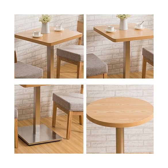 Industrial Style Dining Room Table Metal Base Table for Home Kitchen Dinner