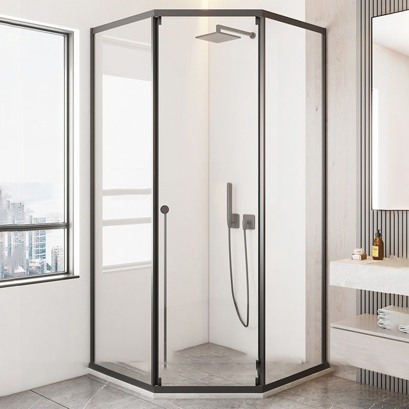 Framed Single Sliding Shower Doors Transparent Shower Bath Door