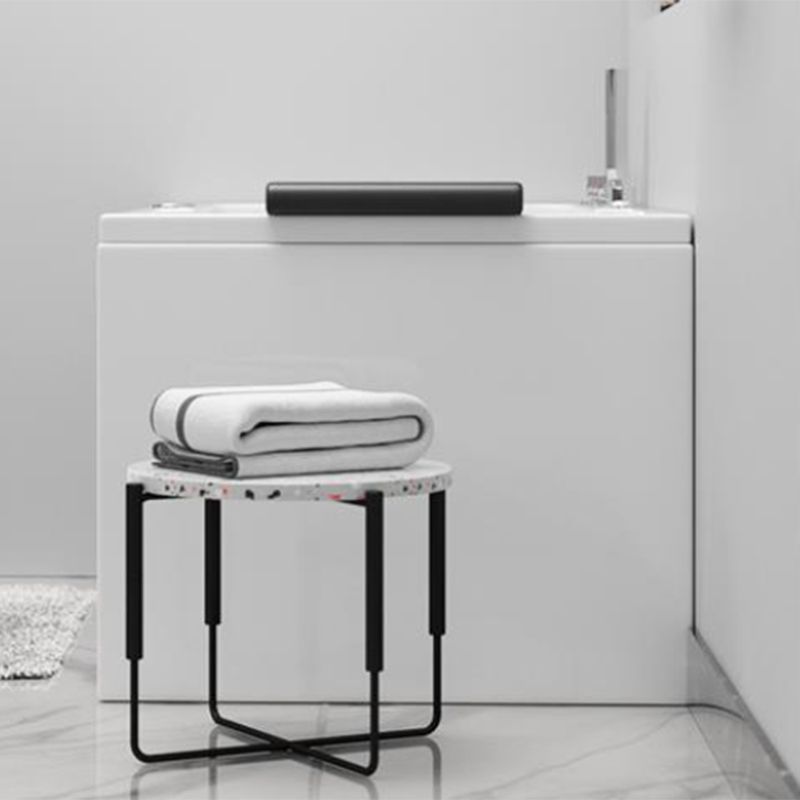 Modern Acrylic Rectangular Tub 29.53-inch Wide Soaking Bathtub