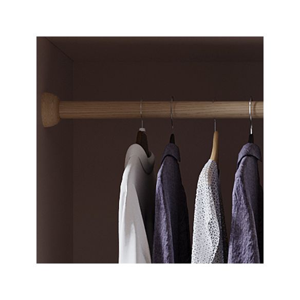 Modern Style Wardrobe Armoire Wood Armoire with Door for Bedroom