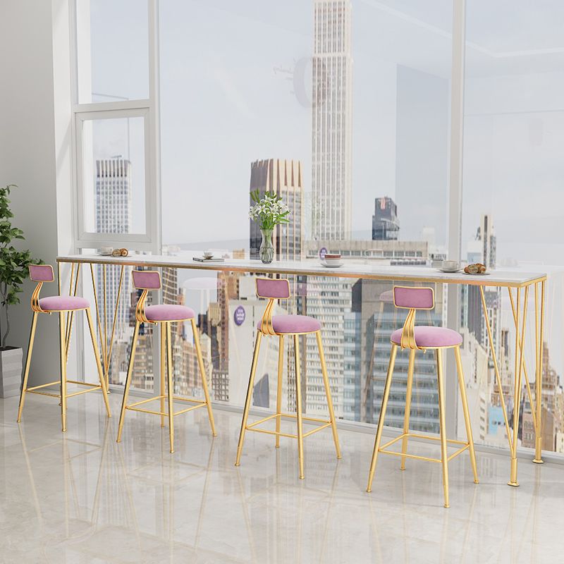 Mesa de altura de mostrador de la cafetería del escritorio de la barra del rectángulo del rectángulo moderno (la única mesa)