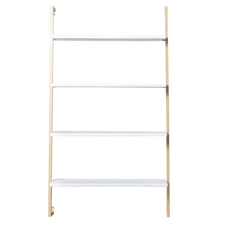 Industrial Wall Mounted Bookshelf Iron Frame Solid Wood Shelf Bookshelf