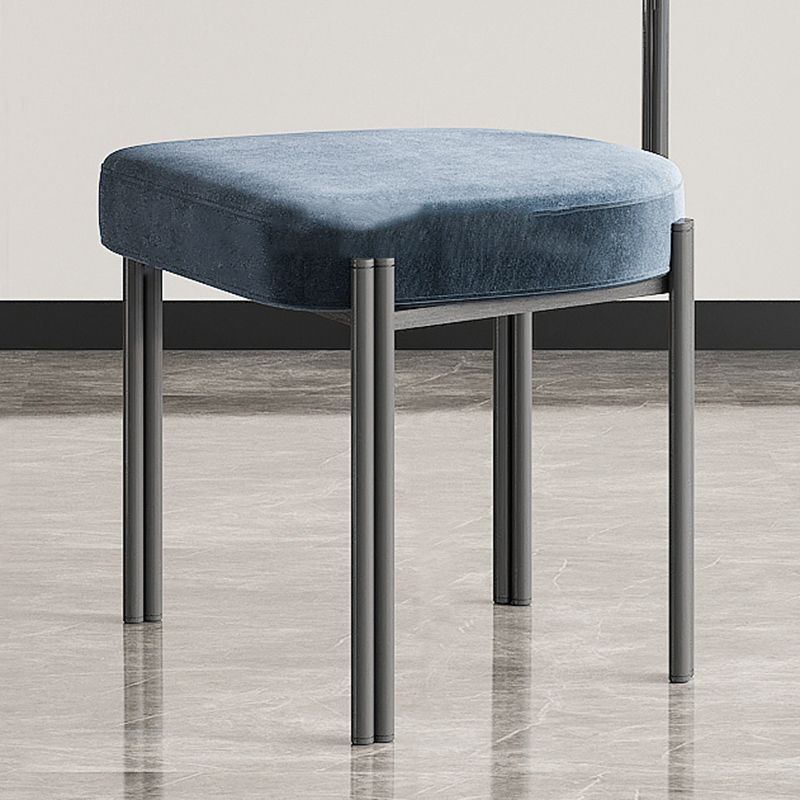 Upholstered Dining Room Chair Modern Open Back Dining Side Chair