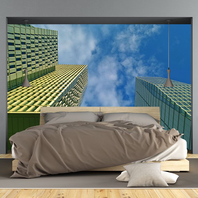 Building Wall Covering Murals Vinly Meeting Room Decoration, Water Resistant